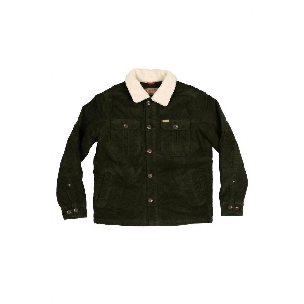 NEW IRON & RESIN men's brooke jacket in green